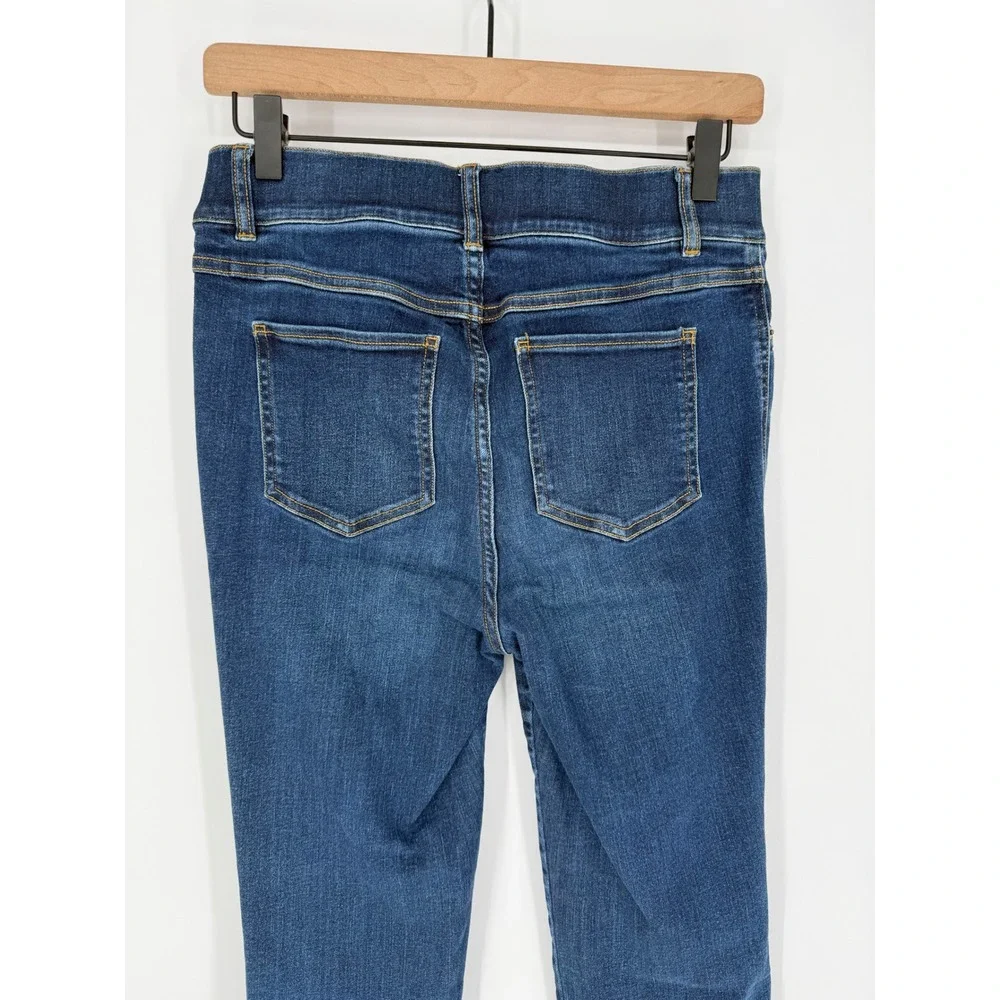 SPANX‎ RED TAG BOOTCUT TROUSER JEANS CLEAN INDIGO SMALL LONG TALL